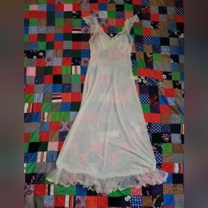 1950s Lace Night Gown